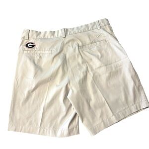 Nike Golf Tour Performance Dri Fit University of Georgia Khaki Shorts Sz 34